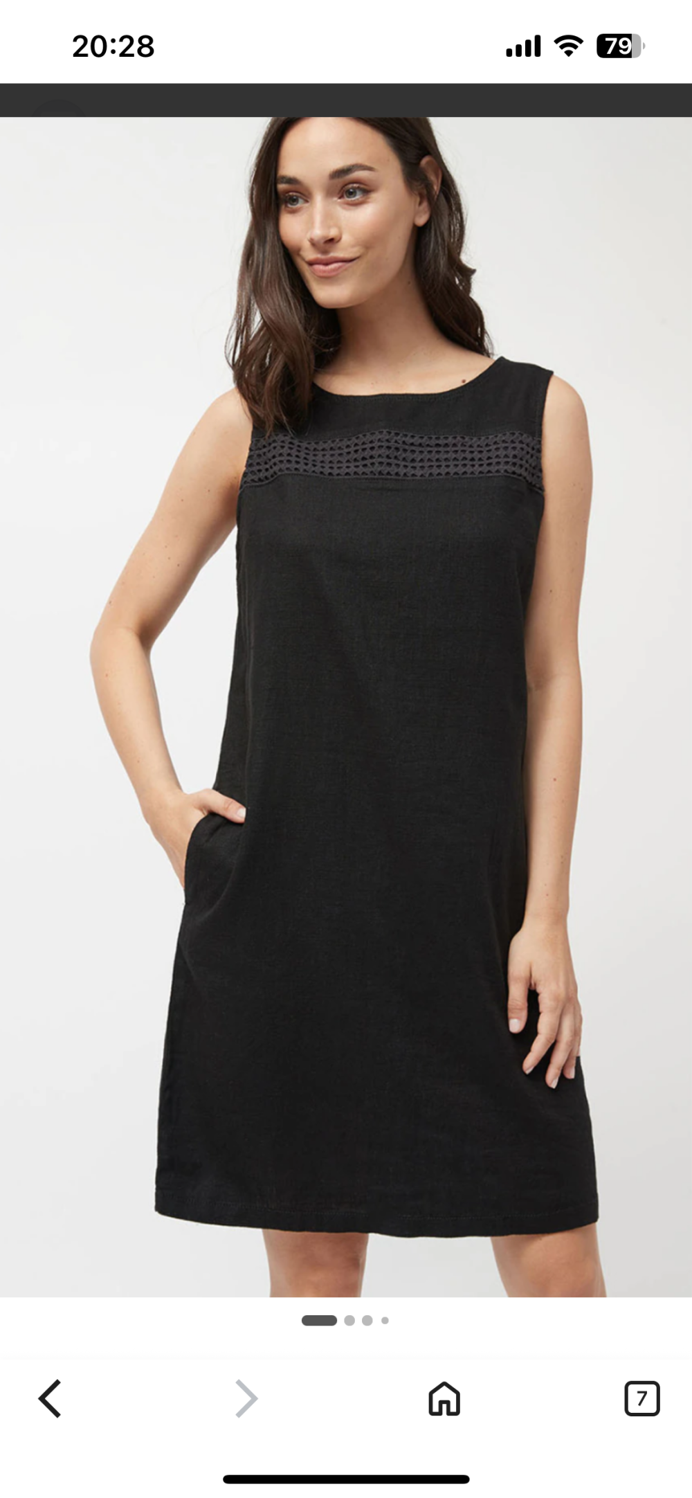 Льняное платье Next, 44RU