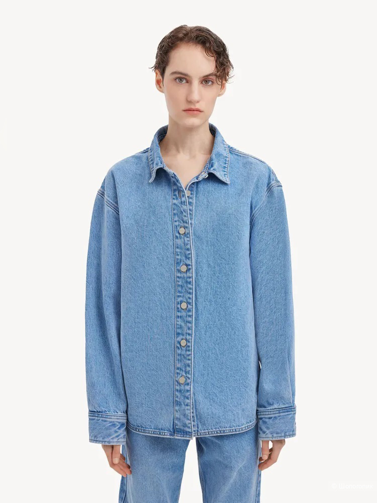 Джинсовая рубашка Muted размер XXS XS 38-42