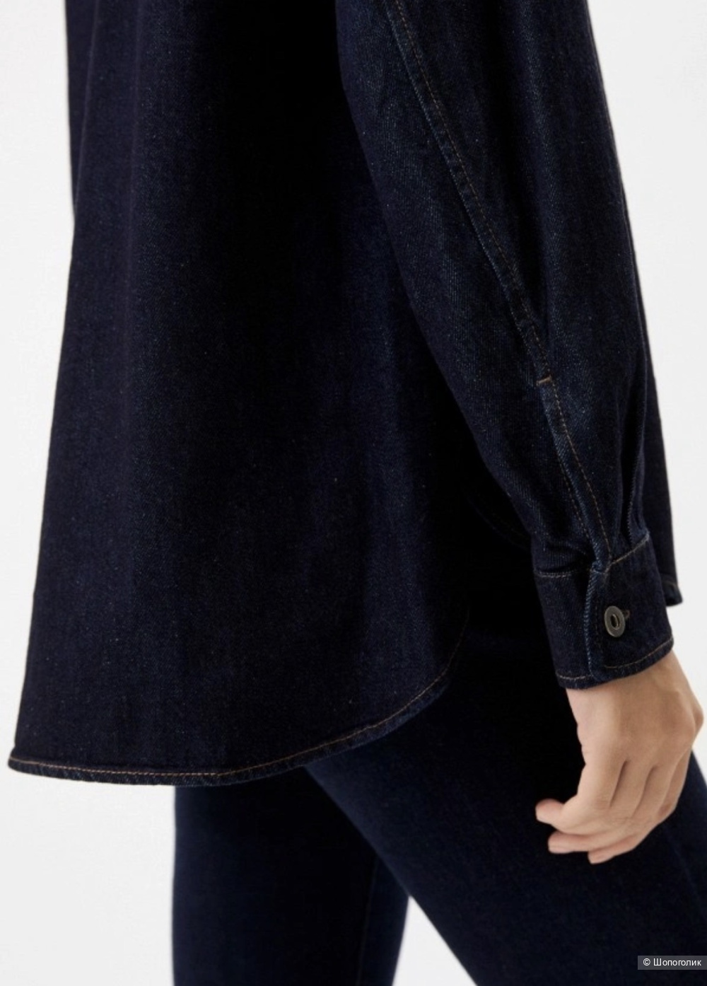 Джинсовая рубашка Uniqlo размер s