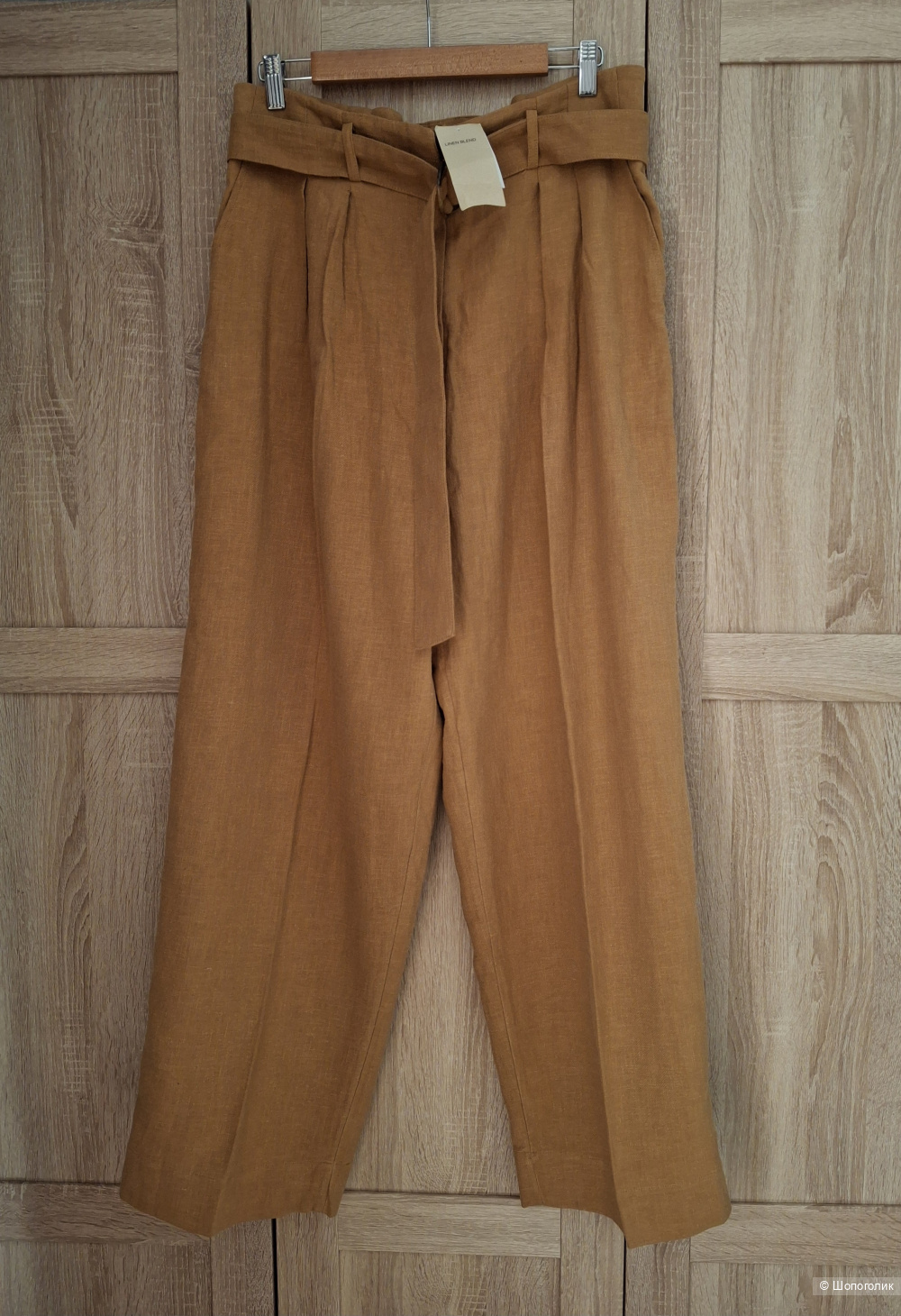 Льняные брюки H&M/48-50