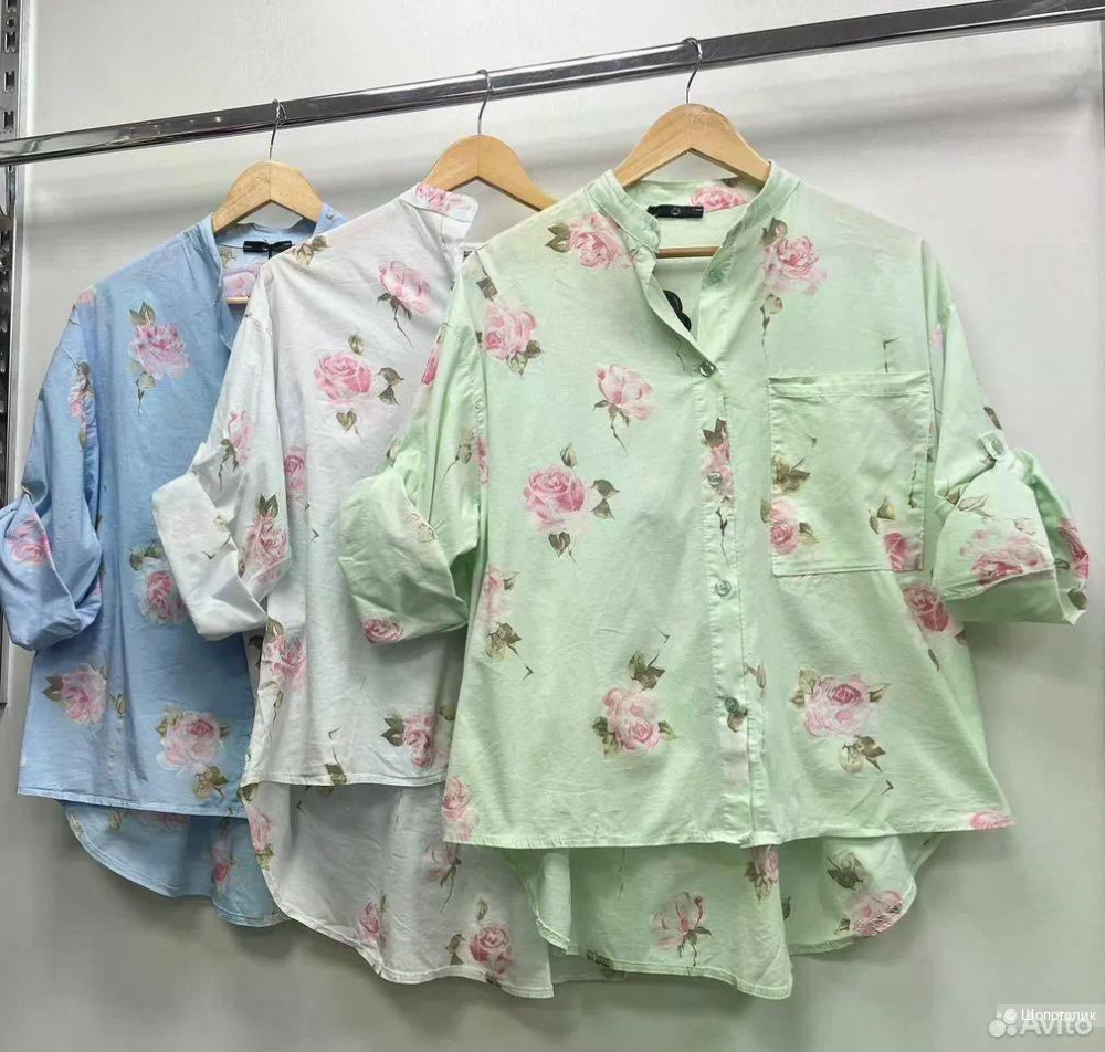 Рубашка Mu Mu размер 48-54