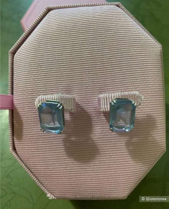 Серьги пусеты-гвоздики Swarovski Millenia