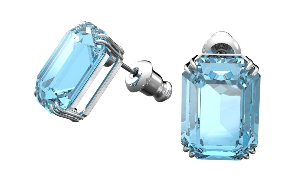 Серьги пусеты-гвоздики Swarovski Millenia