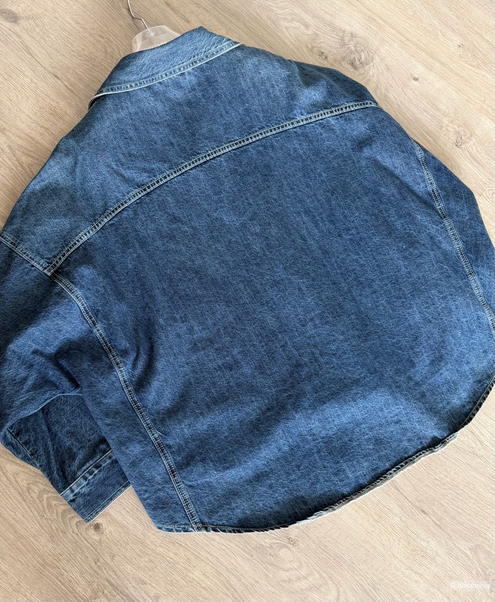 Джинсовая рубашка Roberta Biagi, оверсайз.