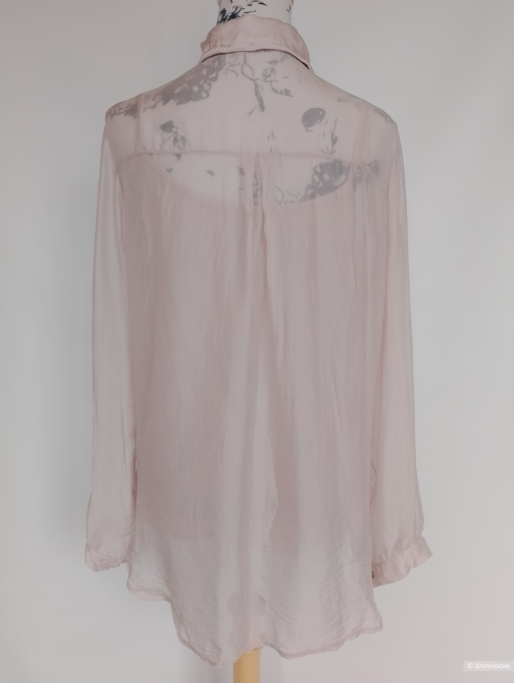 Шелковый костюм pura-seta с рубашкой оверсайз