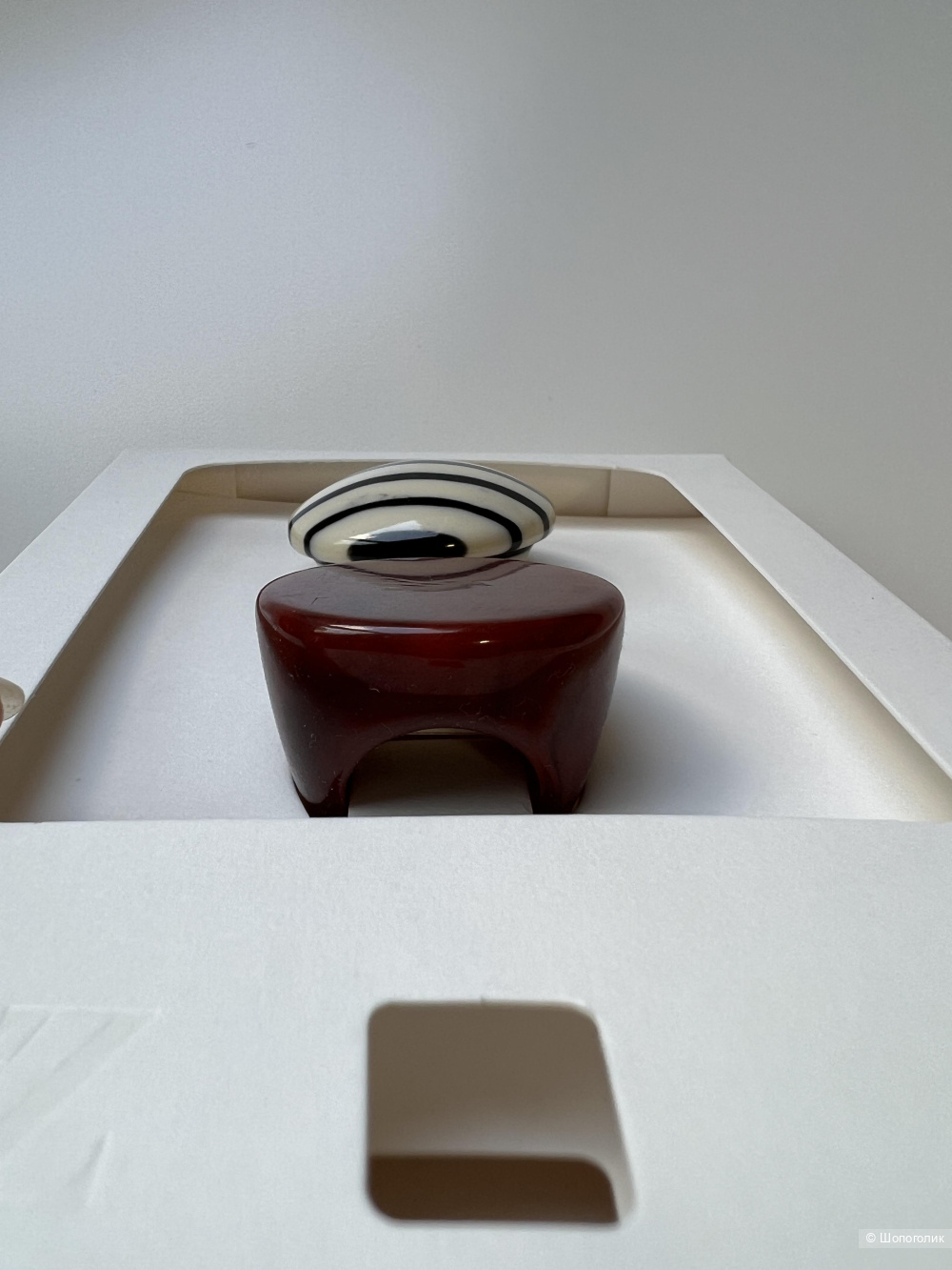 Набор из 2 крупных колец из смолы Zara