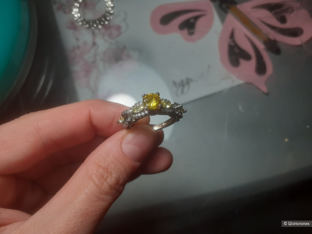 Кольцо ювелирное, размер 17