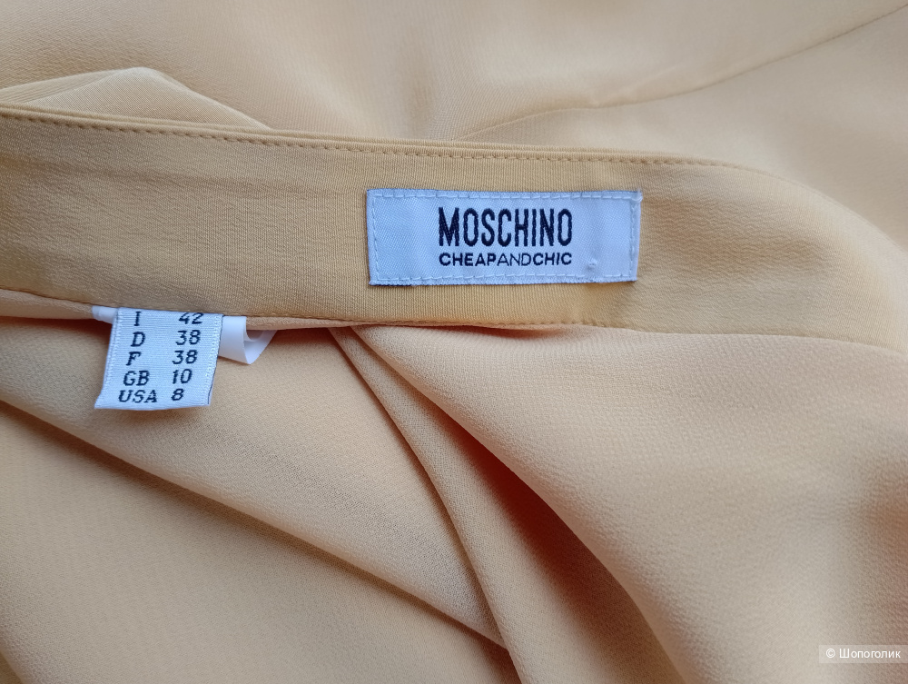 Юбка макси moschino натуральный шелк, Ит 42