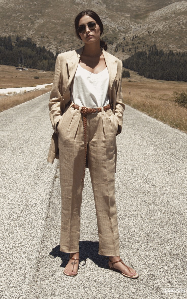 Льняные брюки La redoute/46