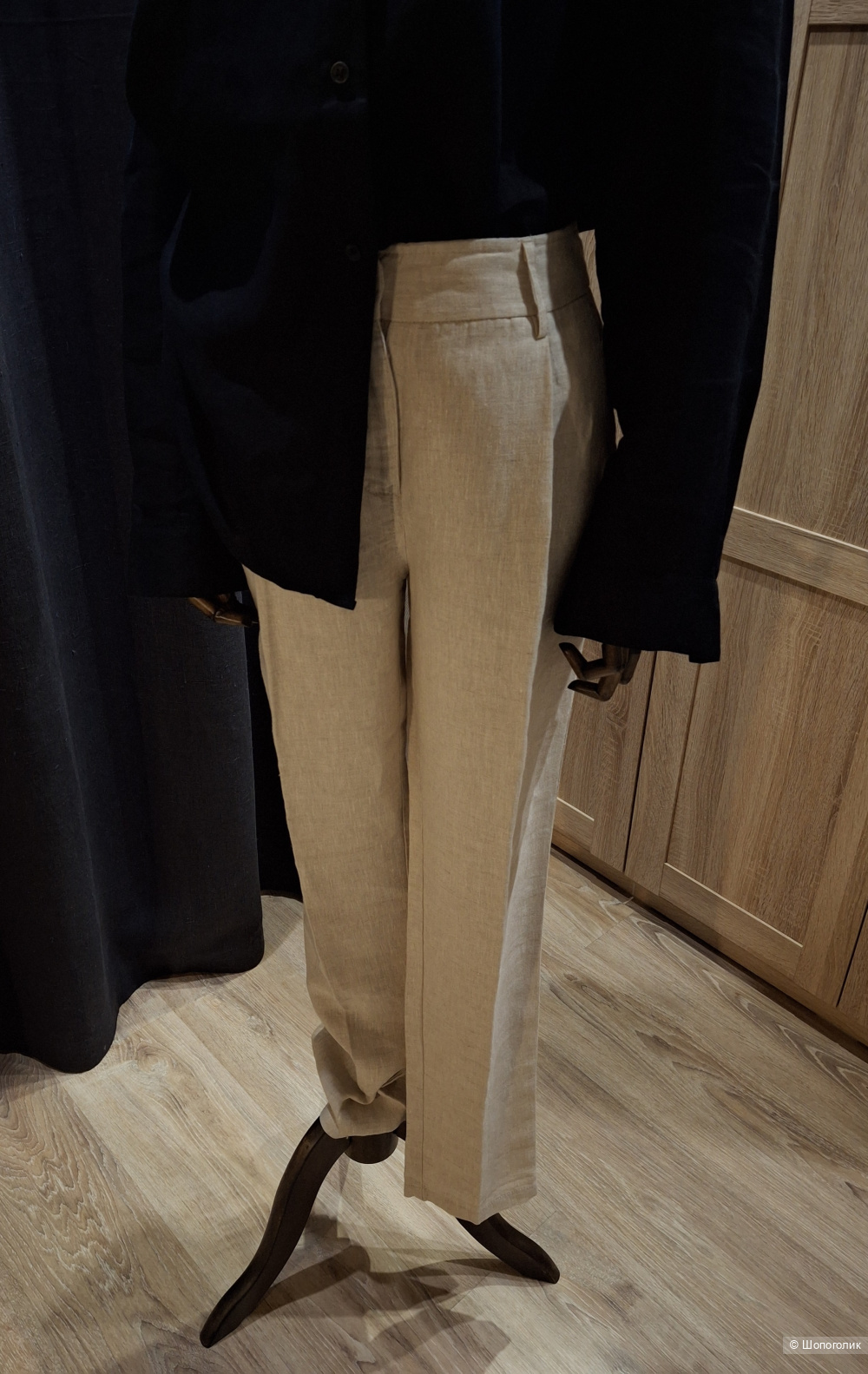 Льняные брюки La redoute/46