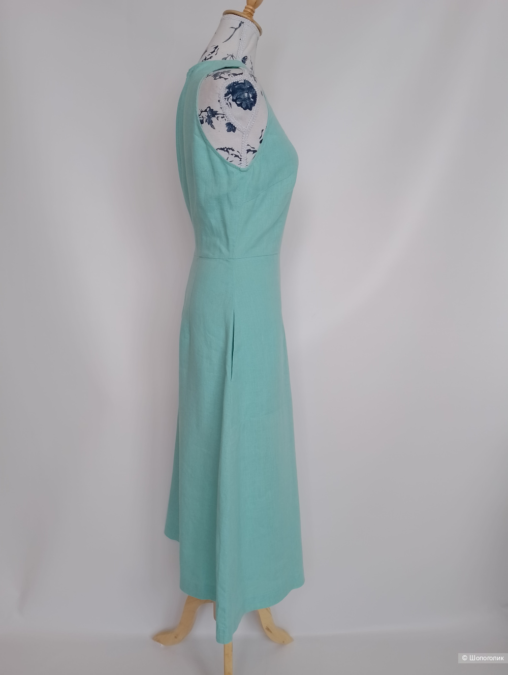 Льняное платье Skazkina А-силуэта, 46