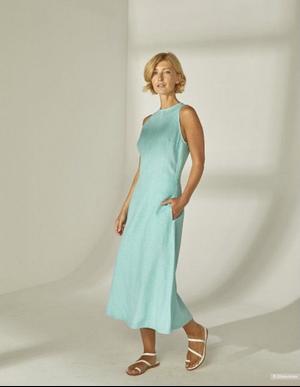 Льняное платье Skazkina А-силуэта, 46