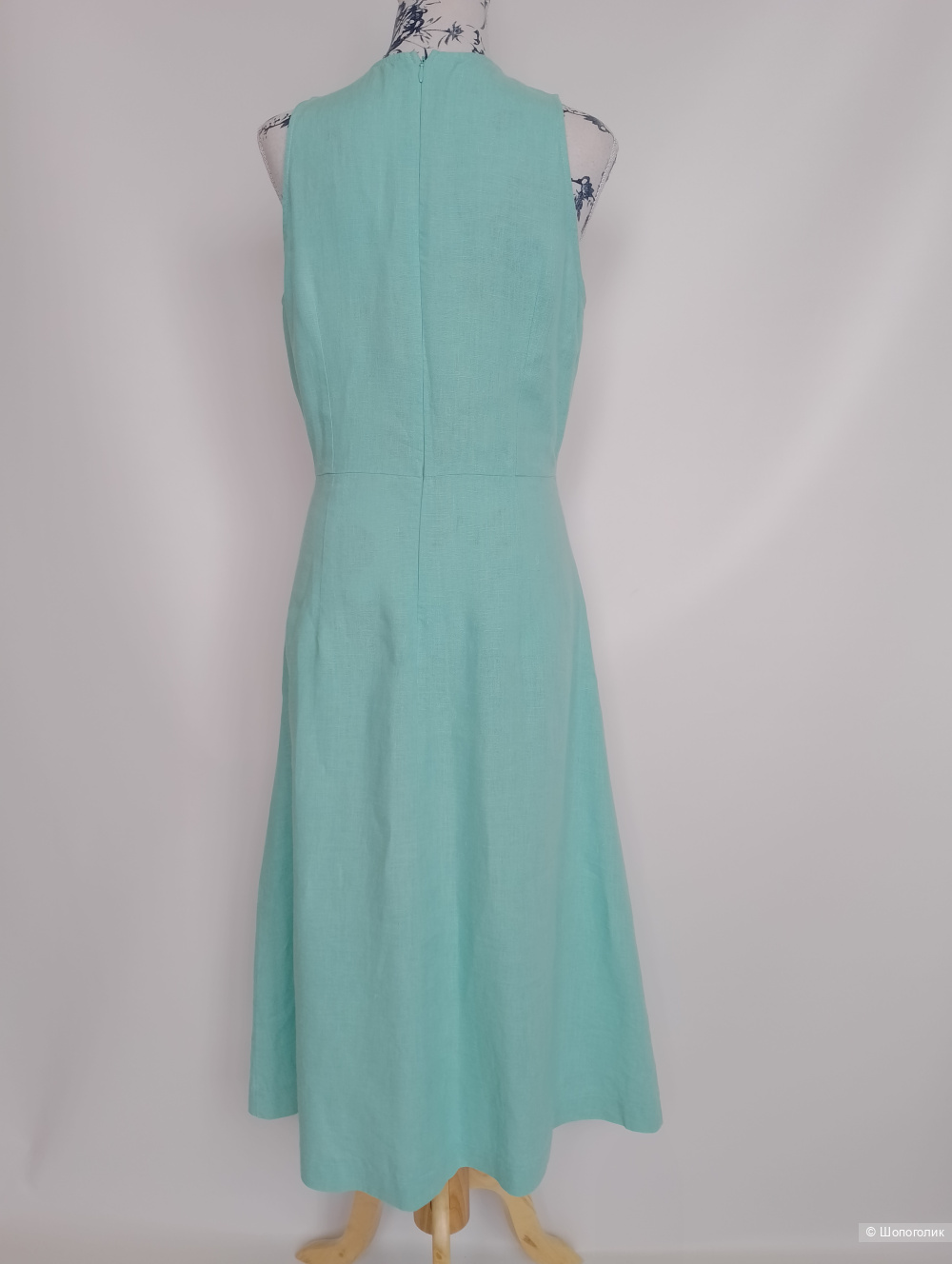 Льняное платье Skazkina А-силуэта, 46