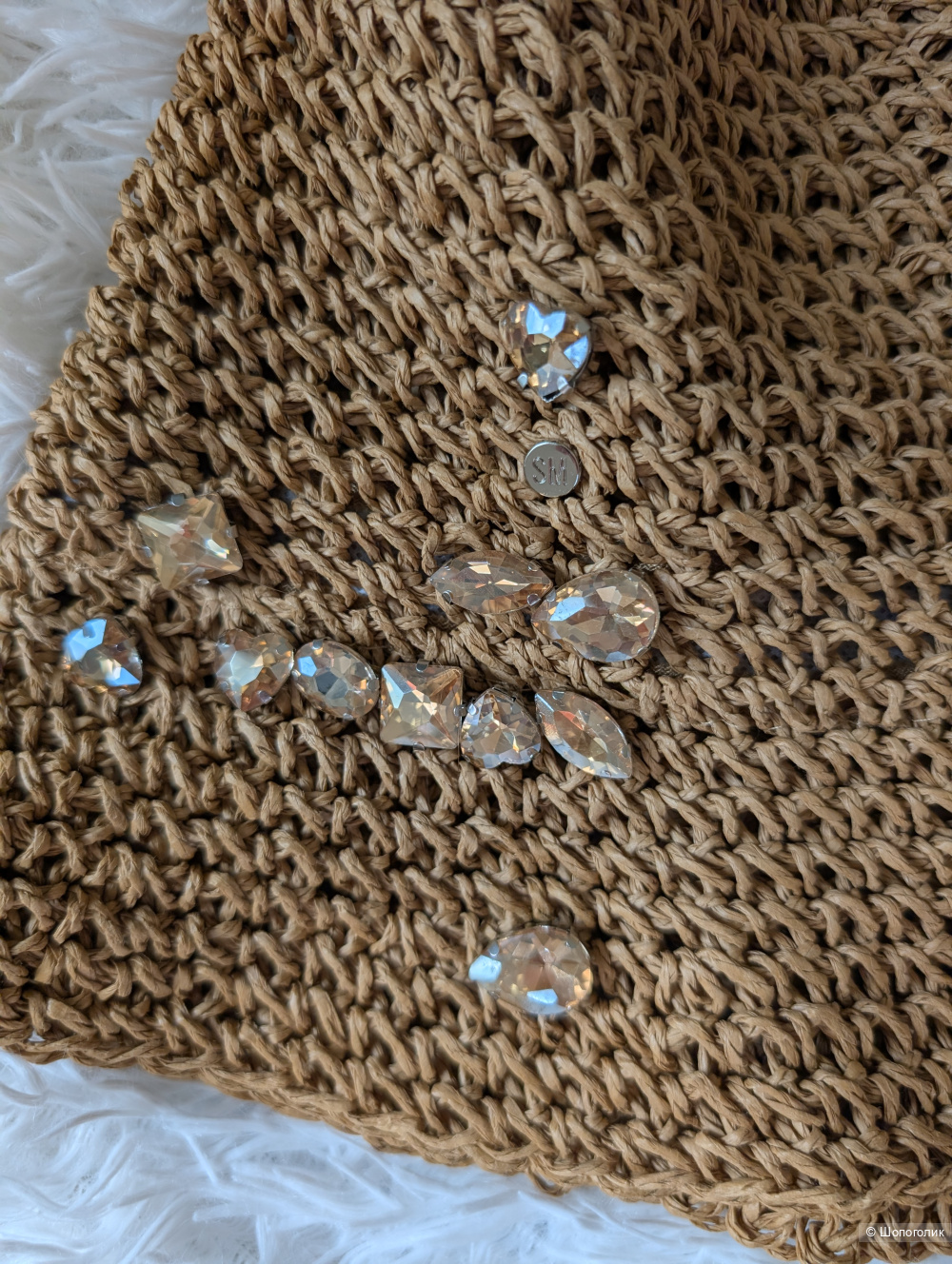 Steve Madden шляпа женская плетёная one size