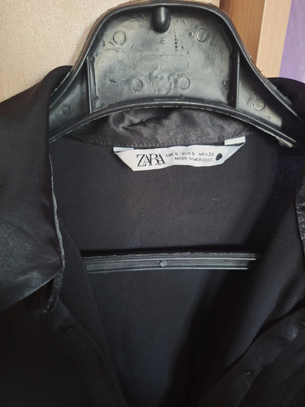 Платье zara черное 42-44