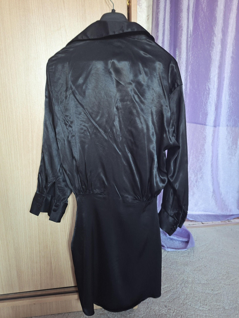 Платье zara черное 42-44