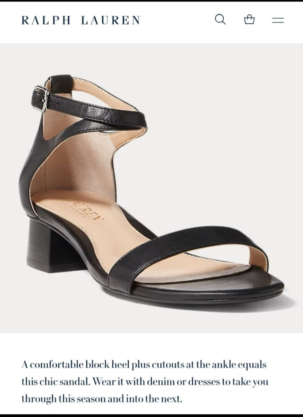 Босоножки Ralph Lauren 39,5