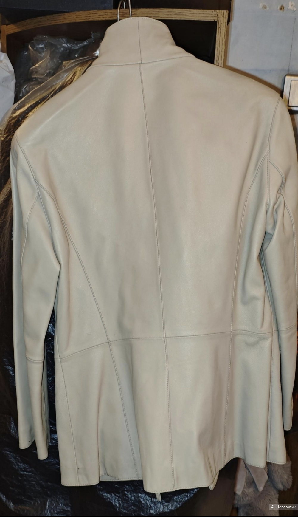 Bergland пиджак кожа S/M размер