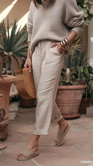 Льняные брюки Peter Hahn/46