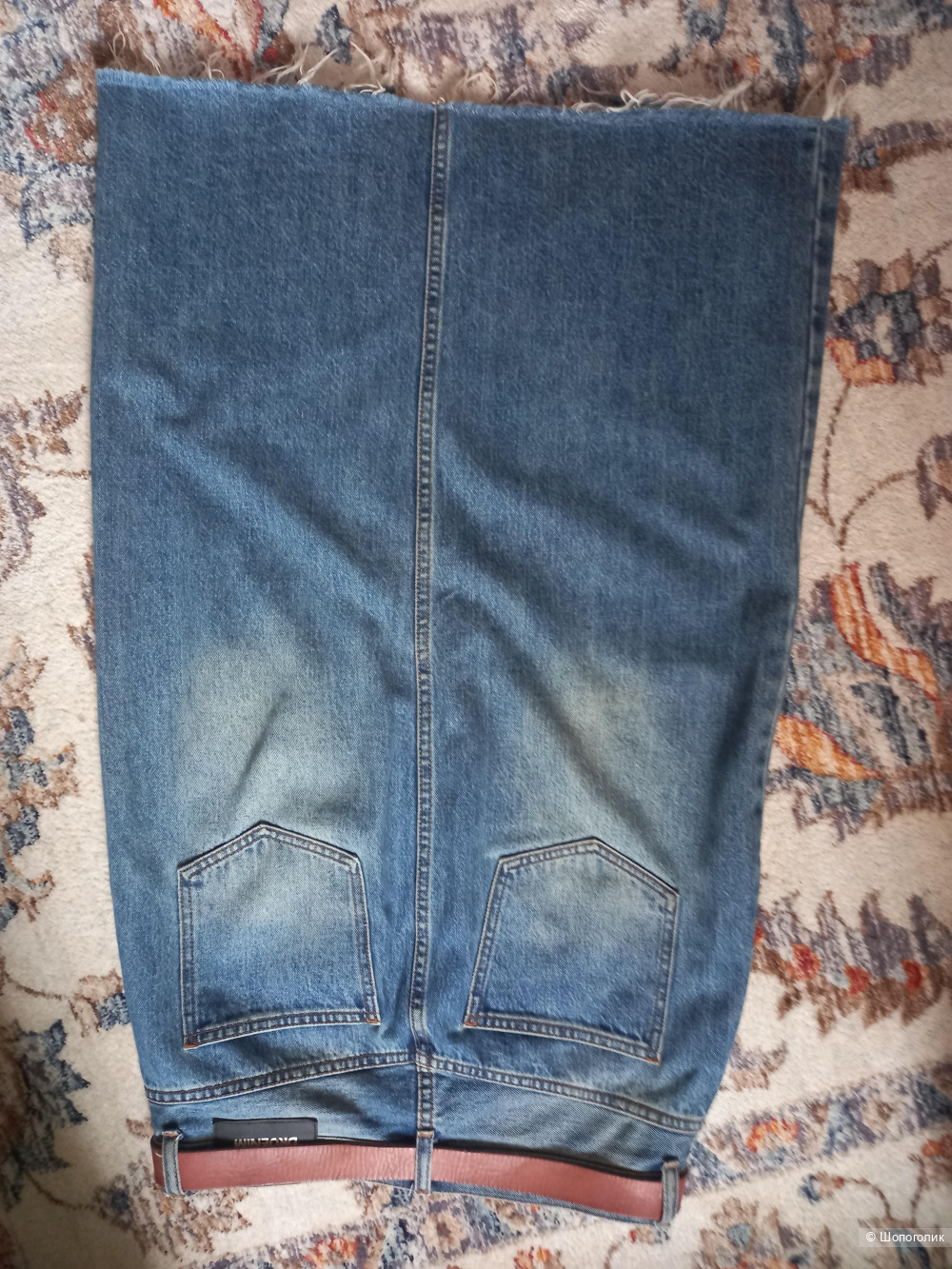 Джинсовая юбка, Таиланд,  размер 46