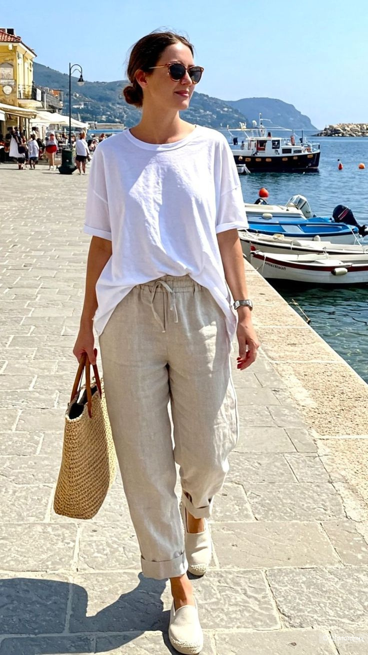 Льняные брюки Peter Hahn/46