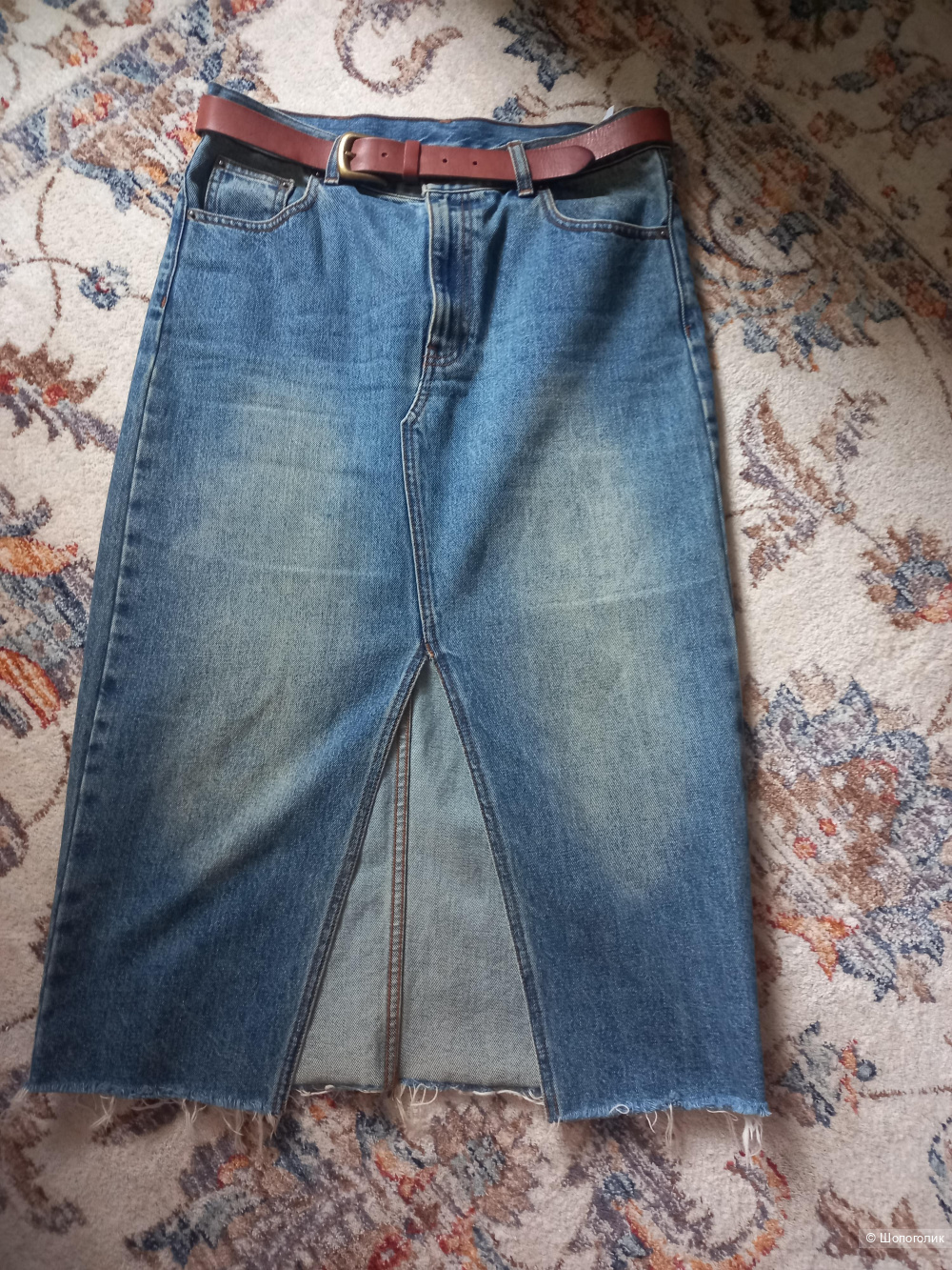 Джинсовая юбка, Таиланд,  размер 46