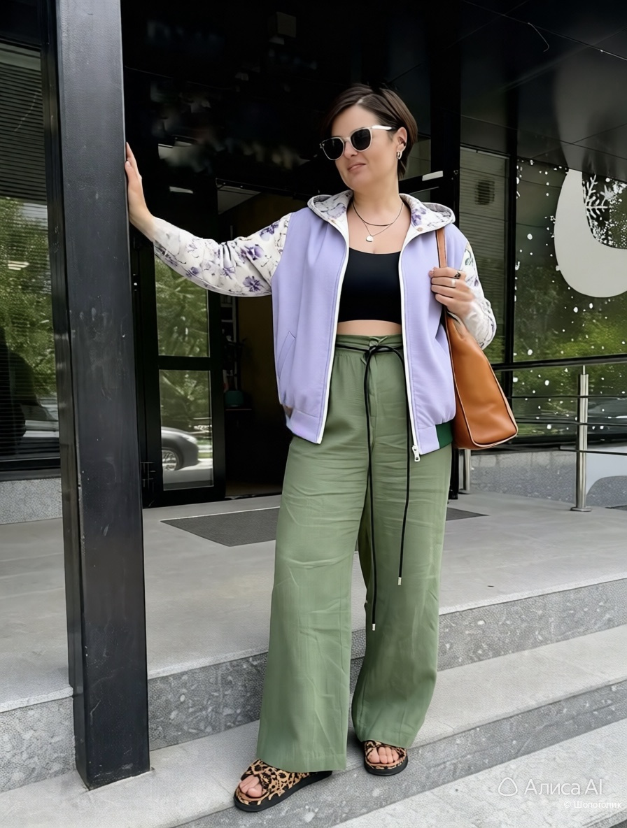 Бомбер Орхидея, размер 54