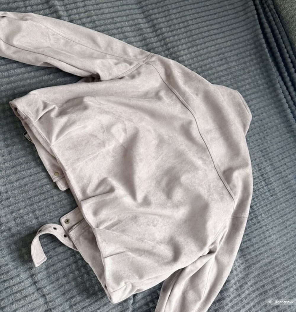 ЭкоЗамшевый бомбер. Размер м