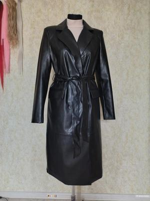 Тренч ЭКО кожа AMISU, XS, S