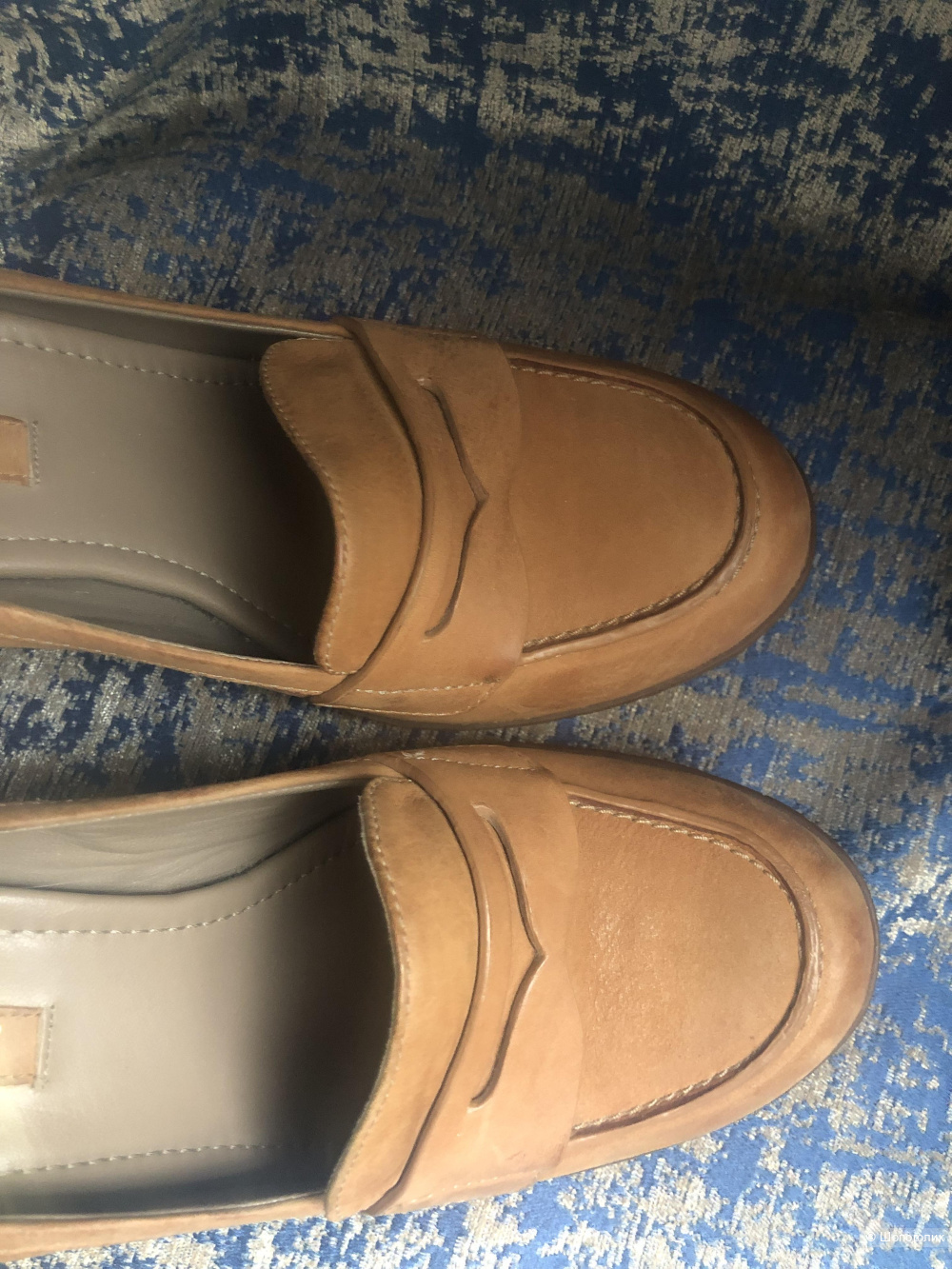 Лоферы на каблуке ф.Ecco разм 37