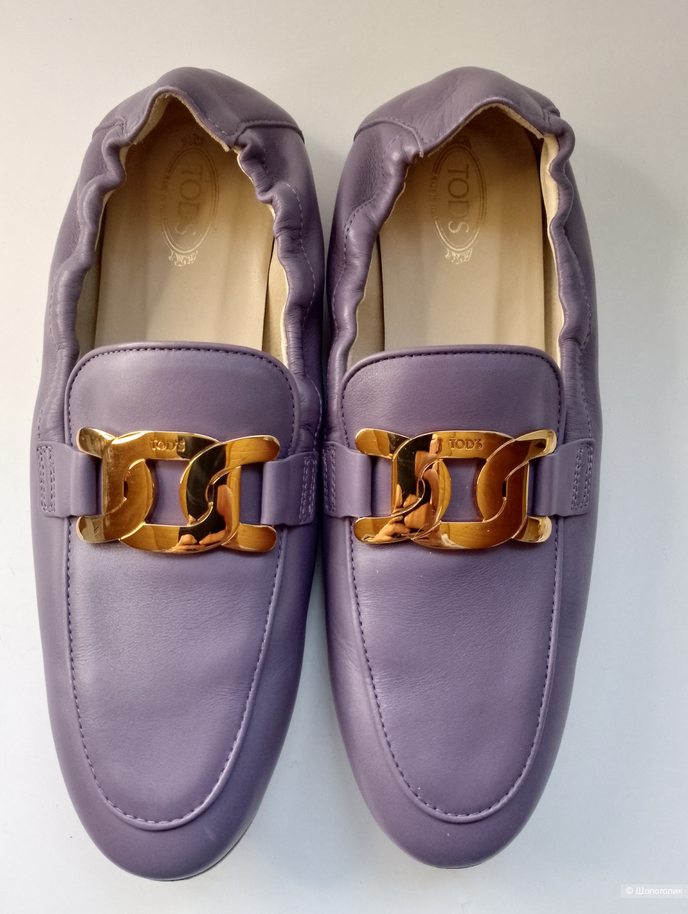 Мокасины TOD'S кожаные, 40