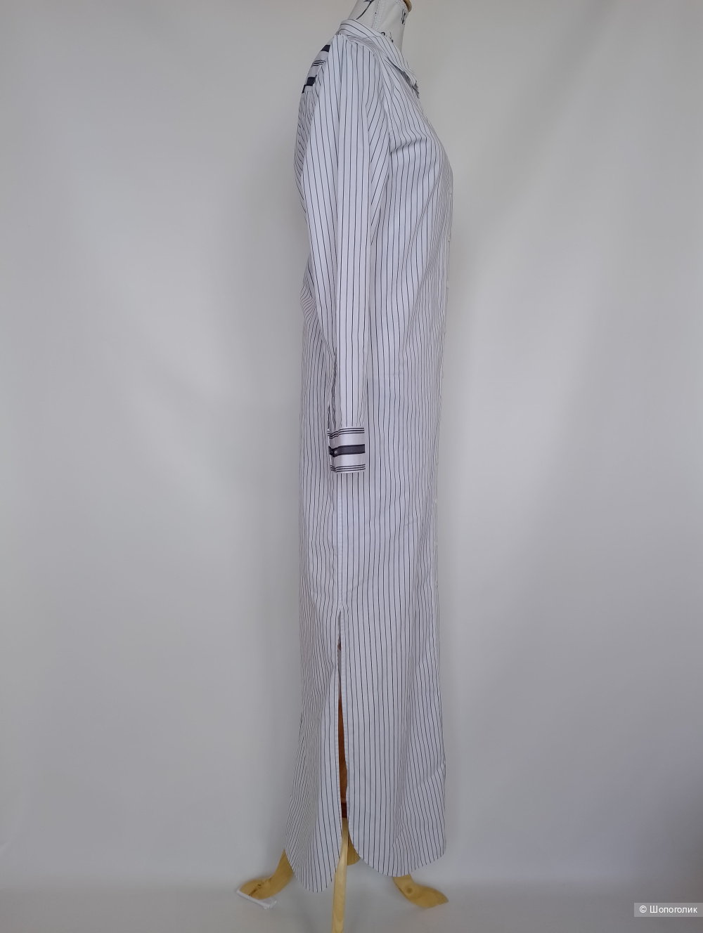 Платье рубашка equipment в полоску, M