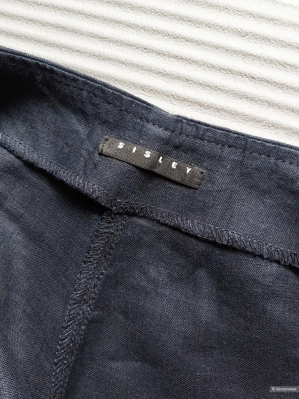 Брюки Sisley из 100% льна. Размер S (RUS 42/44)