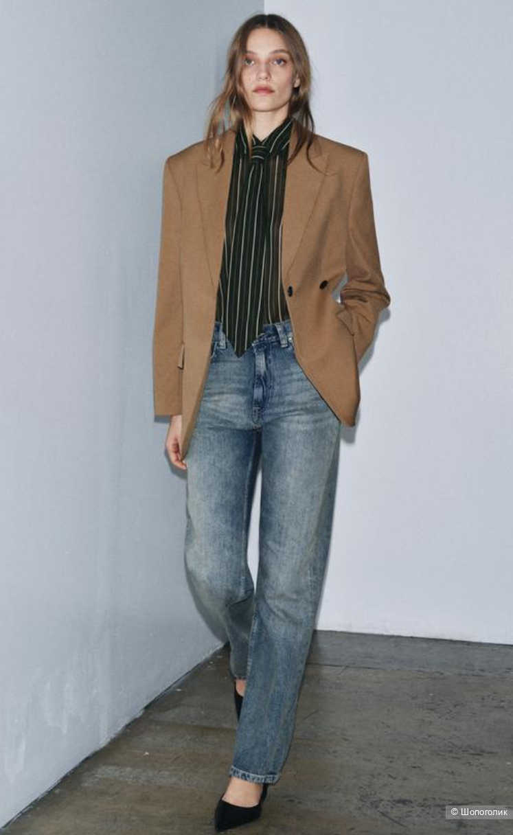 Джинсы Zara EUR 40 (48 размер)
