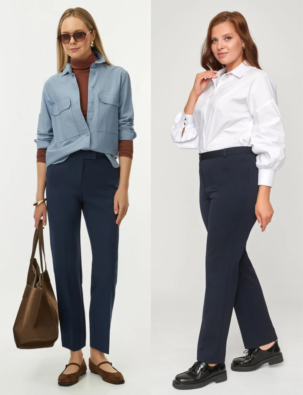 Синие брюки Айсберг, размер 48-50