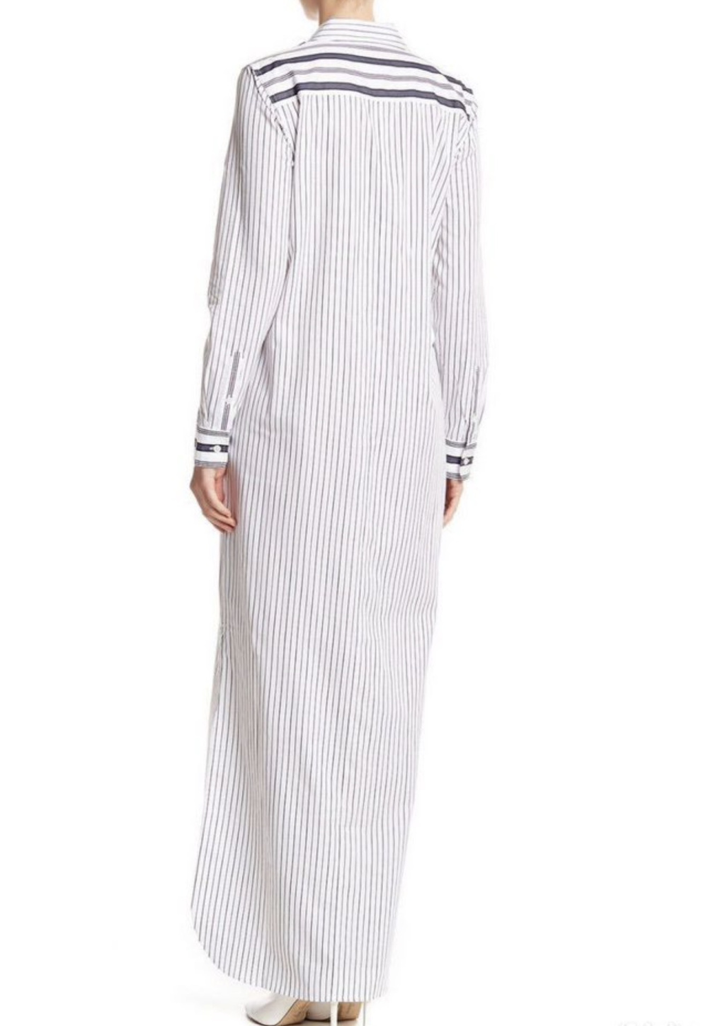 Платье рубашка equipment в полоску, M