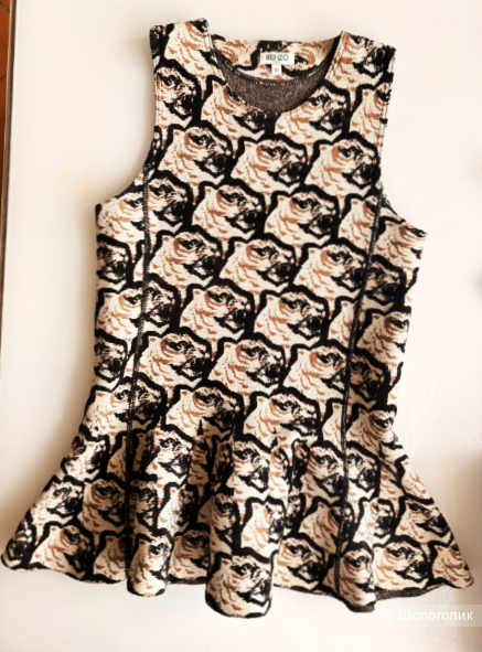 Kenzo, блуза с баской, размер S -M