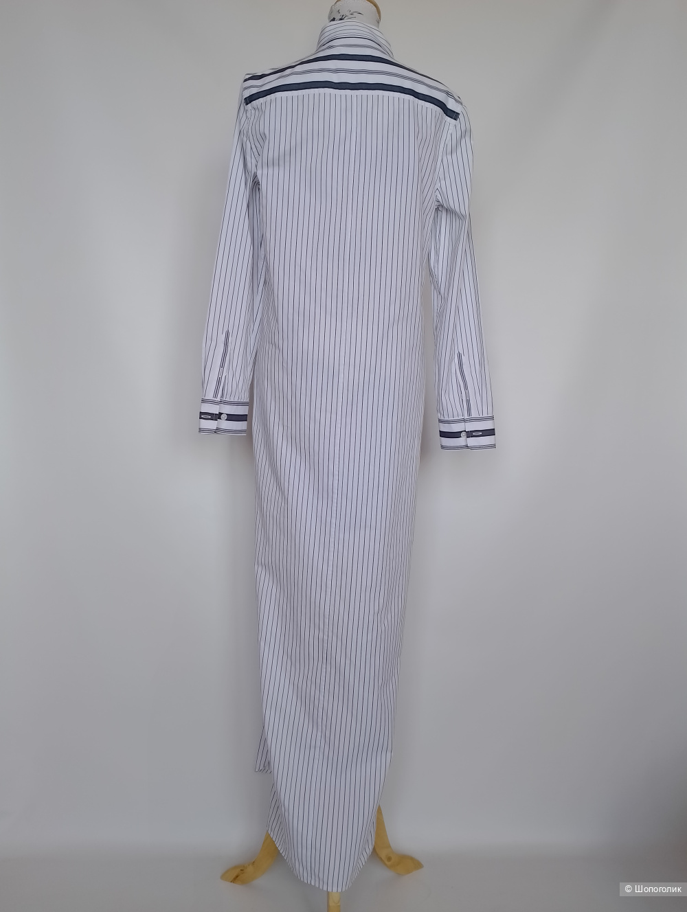 Платье рубашка equipment в полоску, M