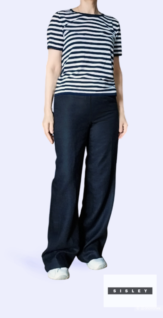 Брюки Sisley из 100% льна. Размер S (RUS 42/44)