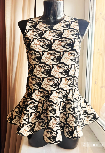 Kenzo, блуза с баской, размер S -M