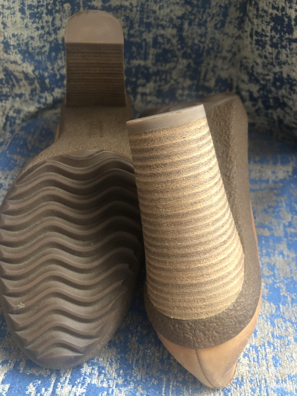 Лоферы на каблуке ф.Ecco разм 37