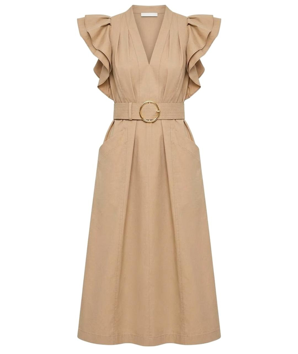 Роскошное платье сафари с поясом Escada- 50-52