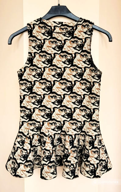 Kenzo, блуза с баской, размер S -M