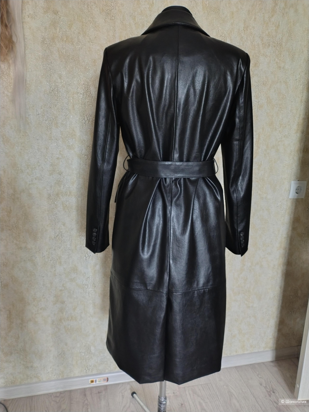 Тренч ЭКО кожа AMISU, XS, S