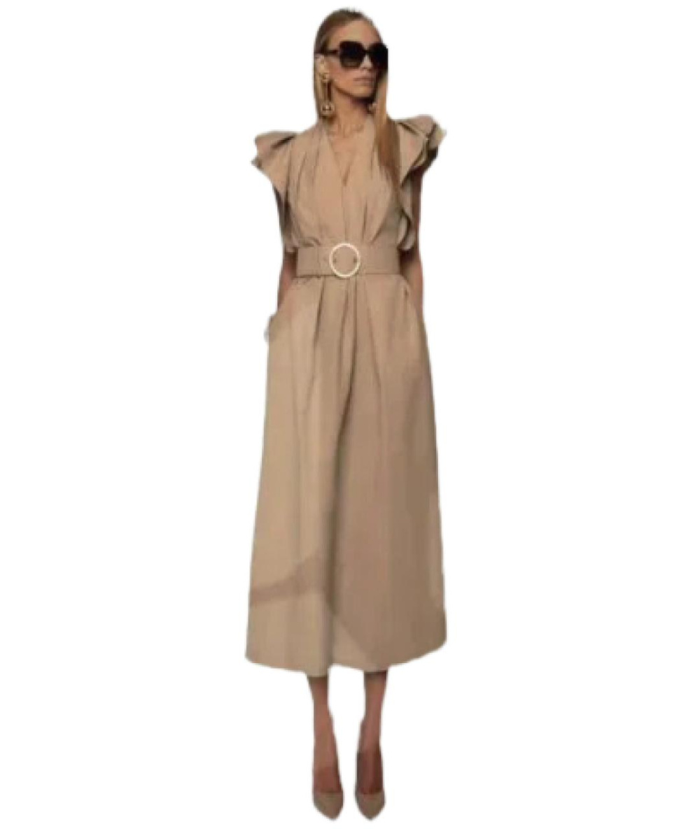 Роскошное платье сафари с поясом Escada- 50-52