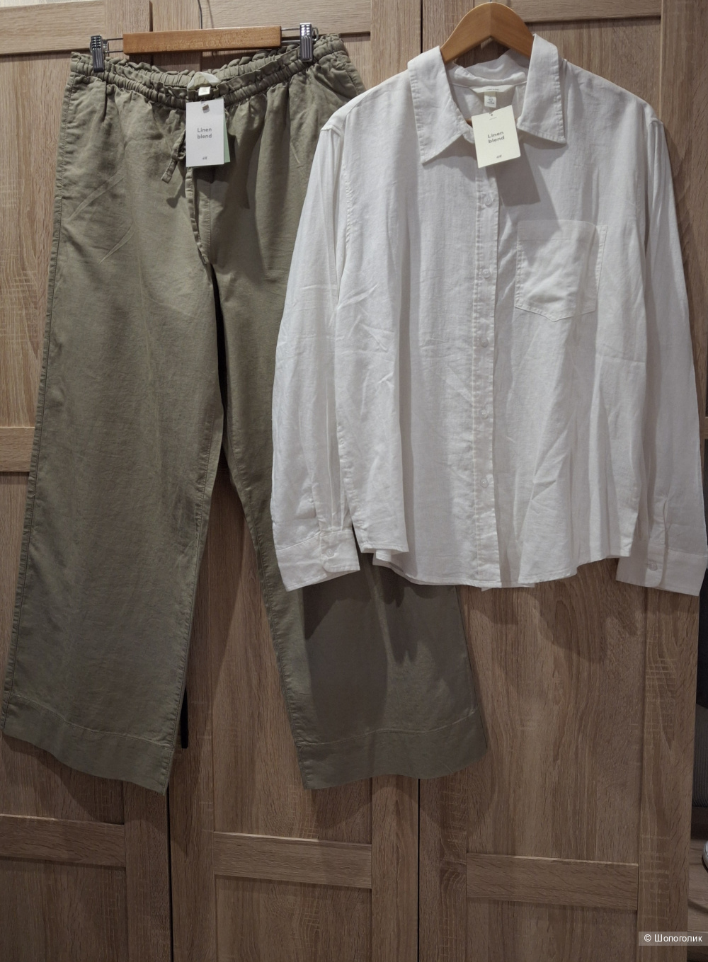 Льняные брюки H&M/L