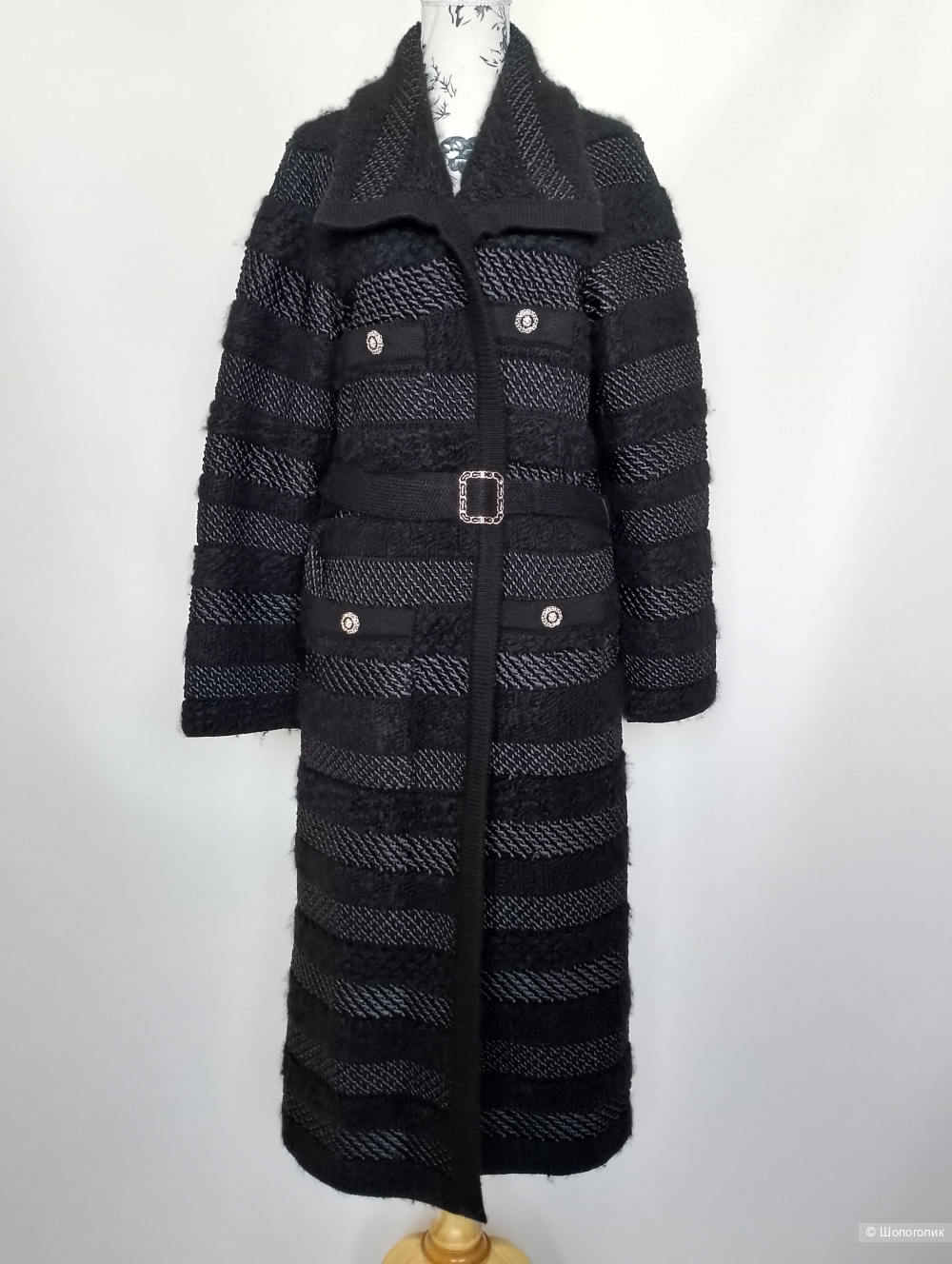 Кардиган пальто Chanel шерстяное, фр 40