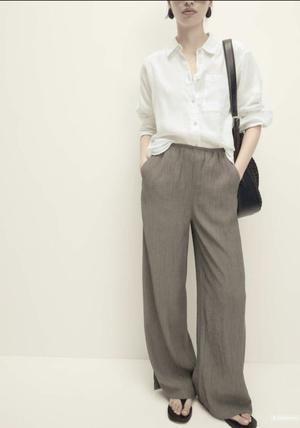 Льняные брюки H&M/L