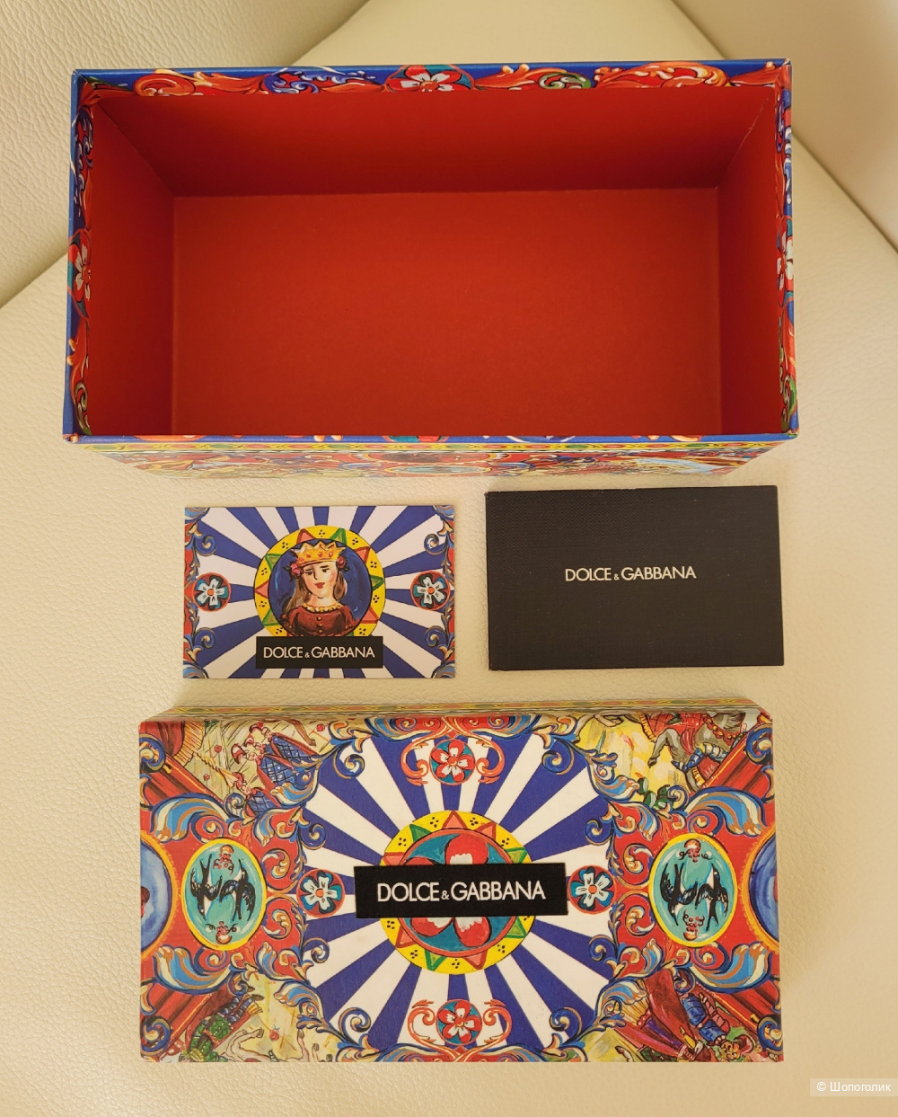 Коробка и чехол для очков Dolce Gabbana