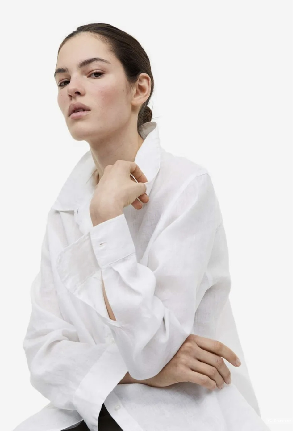 Льняная рубашка H&M/L